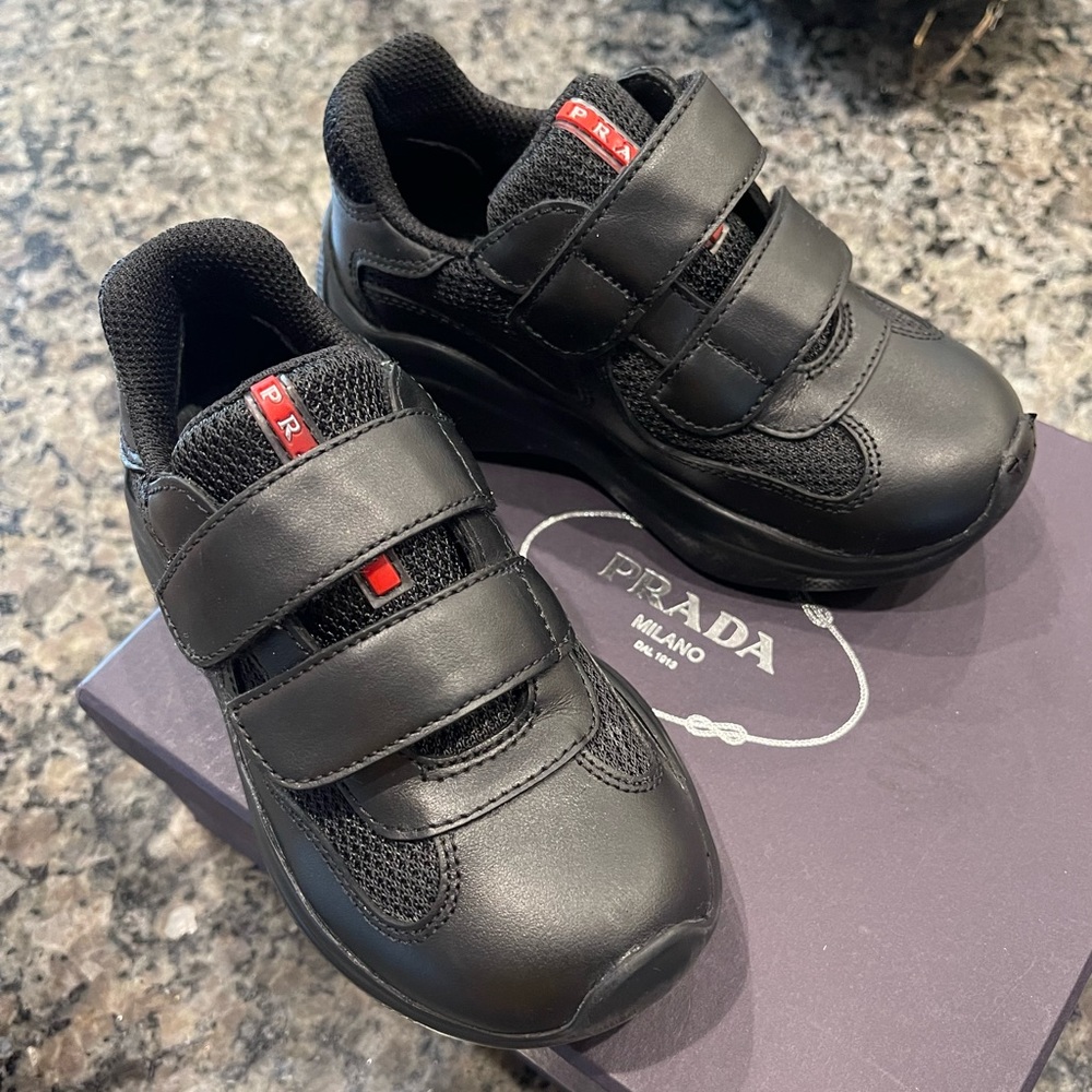 Black Prada sneaker
